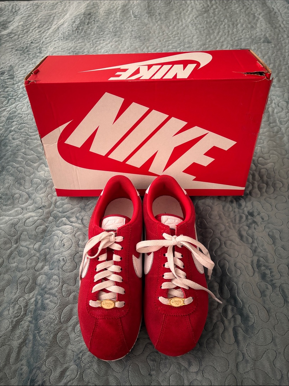 Nike Women’s Red Suede Sneakers retro style 2024 - Picture 9 of 9